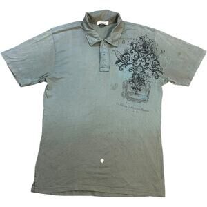 Anchor Blue Y2K Ombré Regency Polo Shirt